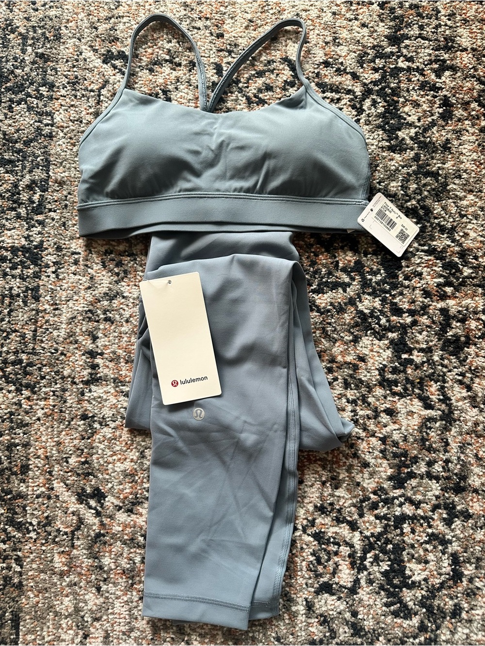 Lululemon Wunder NO LINE leggings + Flow Bra